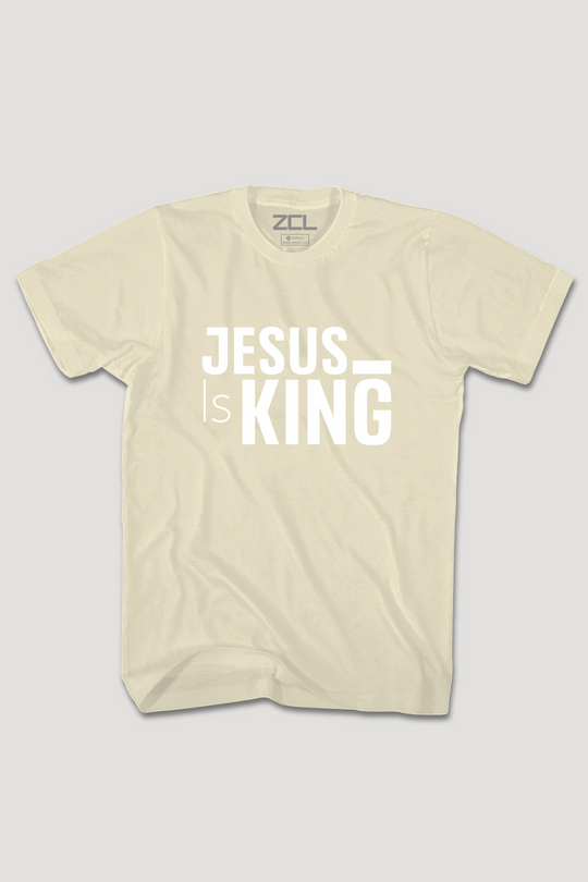 Jezus is Koning Tee (Wit Logo)