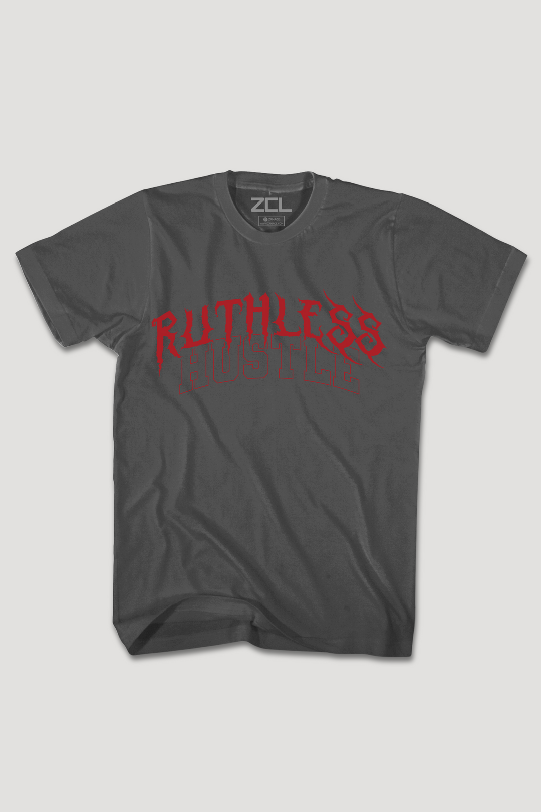 Ruthless Hustle Tee (Red Logo)