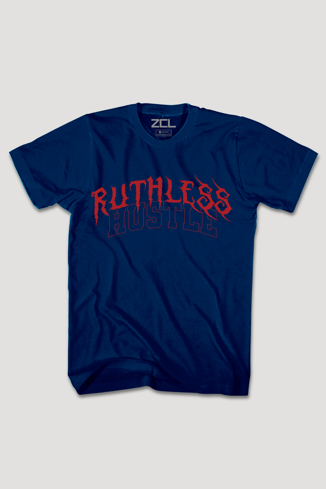 Ruthless Hustle Tee (Red Logo)