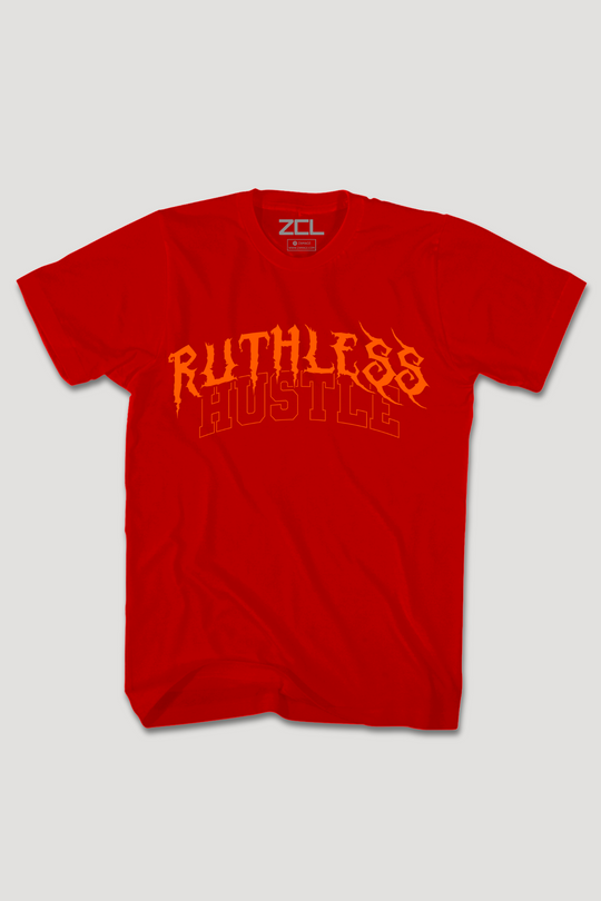 Ruthless Hustle Tee (Orange Logo)