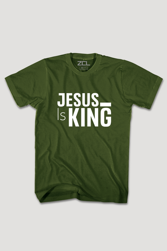 Jesus Is King Tee (White Logo)