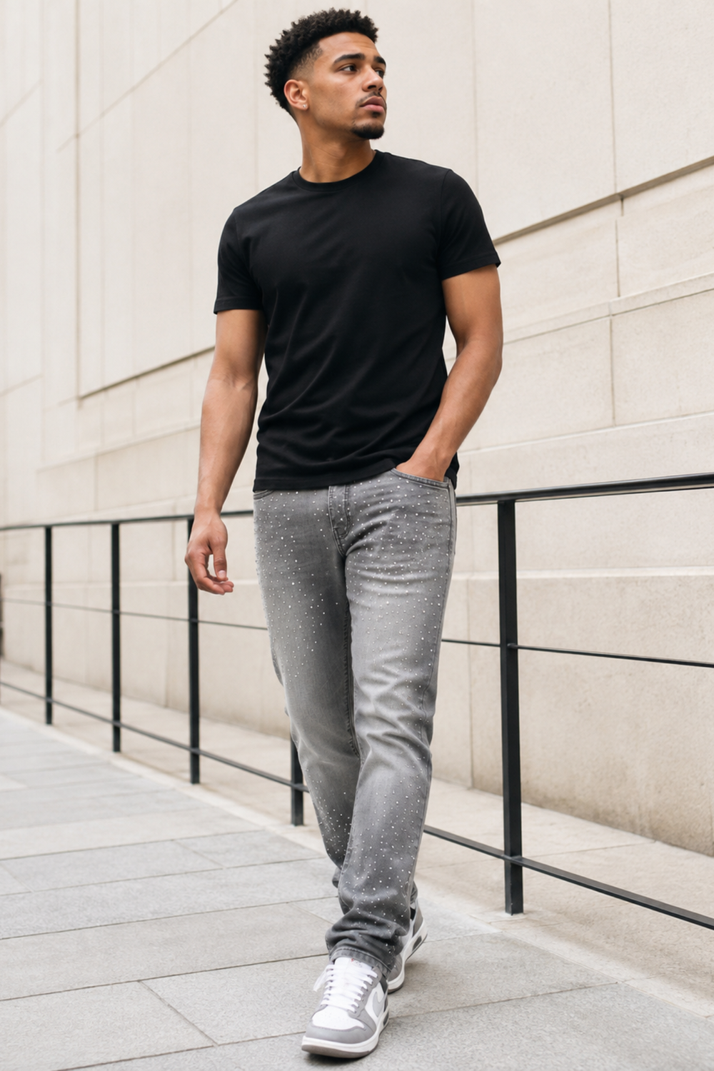 Stoned Out Denim (Grey Wash) (RR5-159)