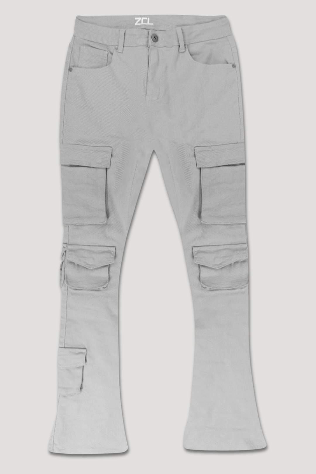 Vortex Cargo Stacked Denim (Grey)