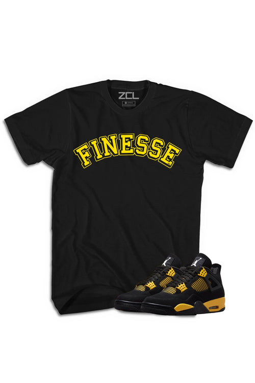 Finesse Tee (Yellow Logo) - Zamage