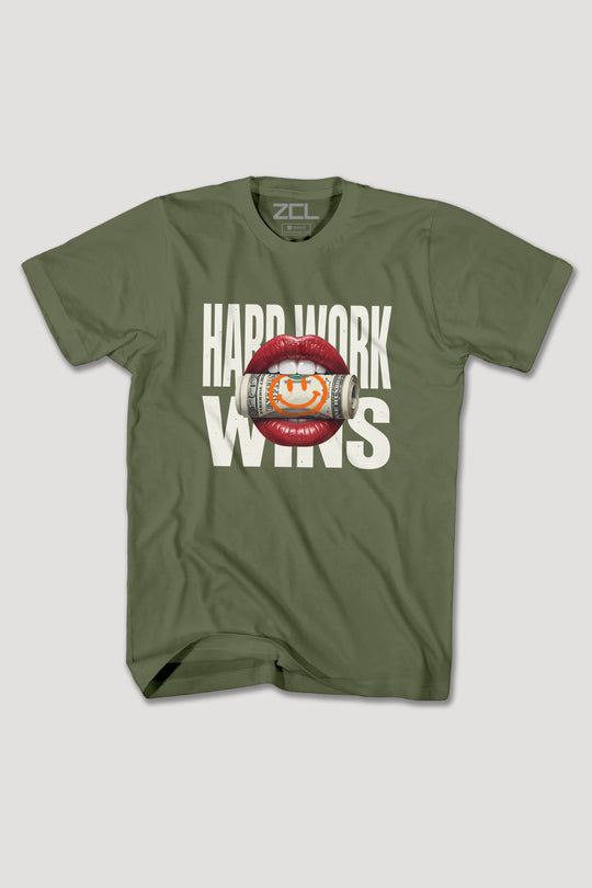 HARD WORK WINS TEE