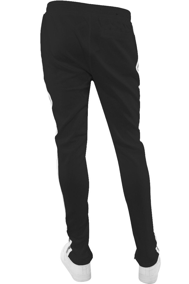 Reflective Stripe Track Pants (Black)