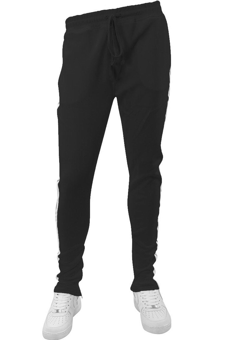 CHAI-LONDON Reflective Track Pants | Reflective Track Pants in Black Medium / Black