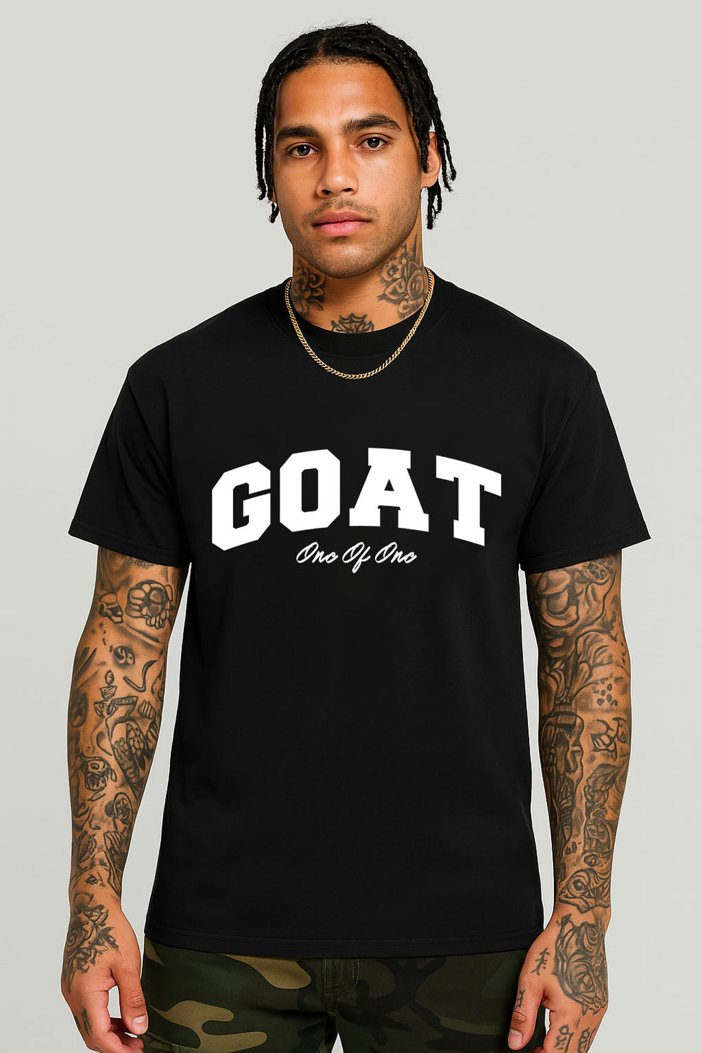 Goat Tee (White Logo) - Zamage
