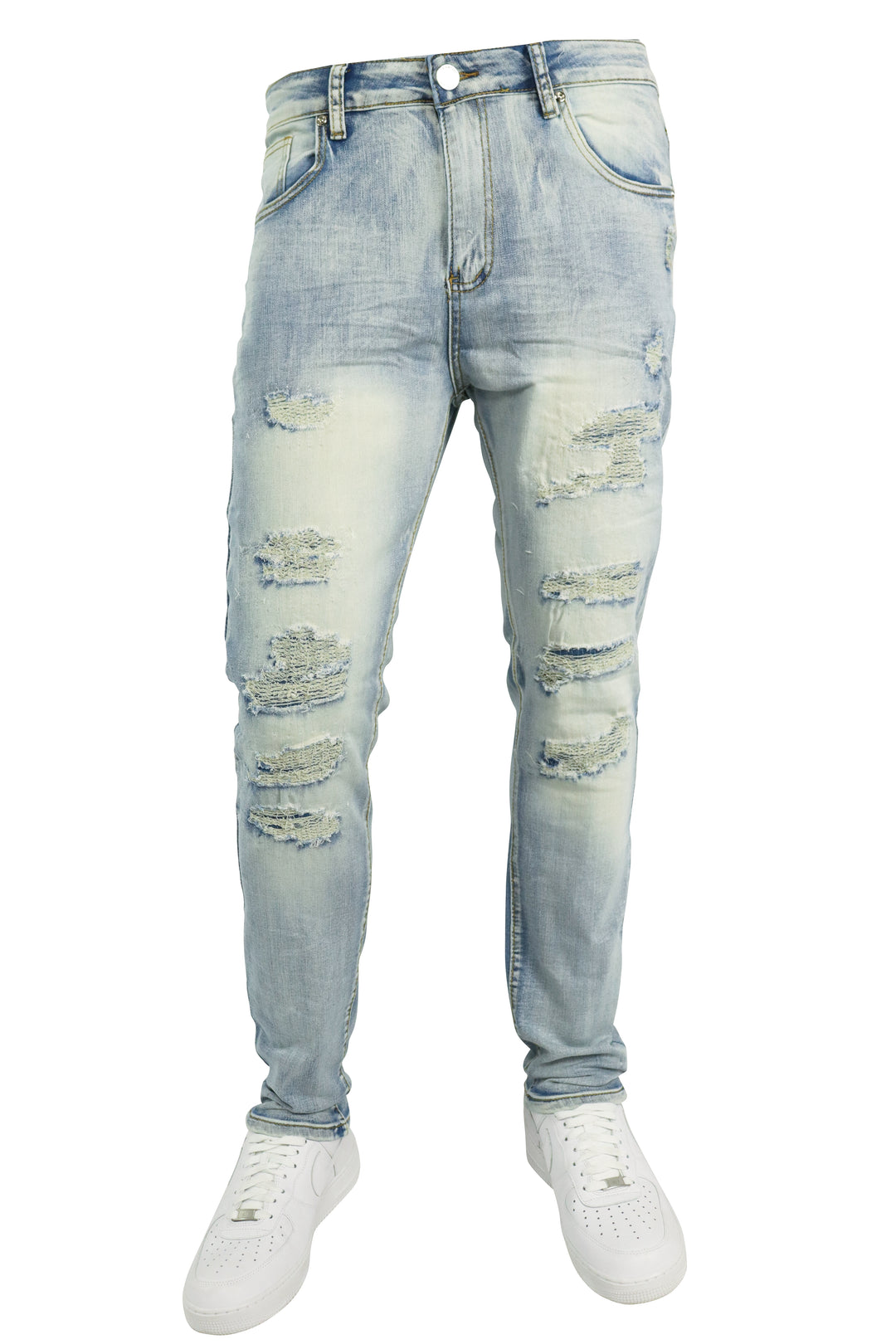 Veelzijdige denim (blauwe wassing)