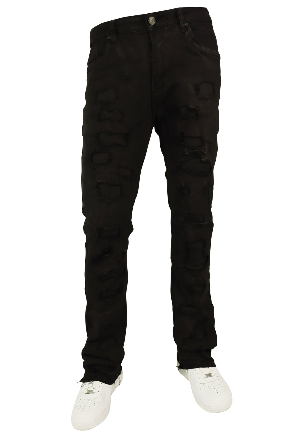 Apex Stacked Denim (Jet Black)