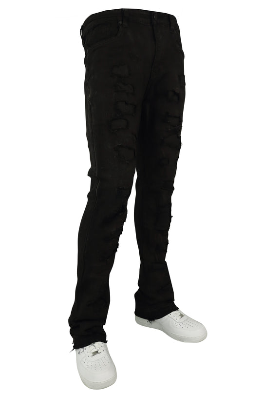 Apex Stacked Denim (Jet Black)