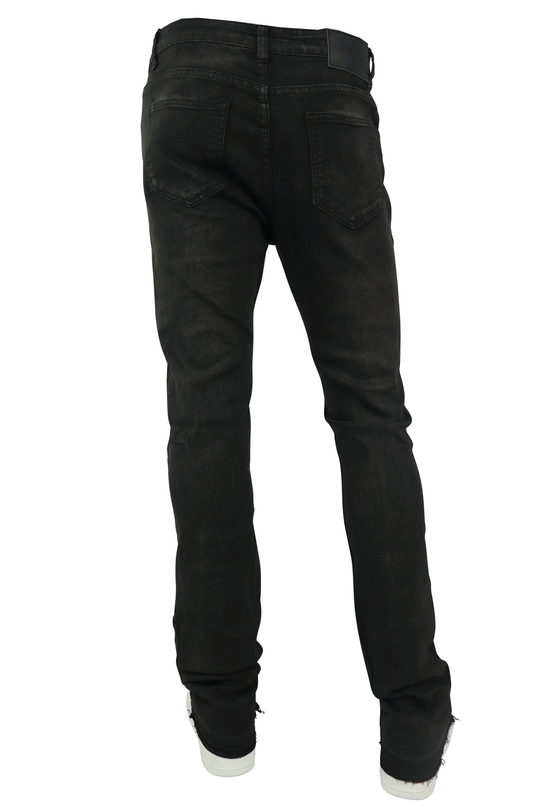 Apex Stacked Denim (Black Bleach Wash)