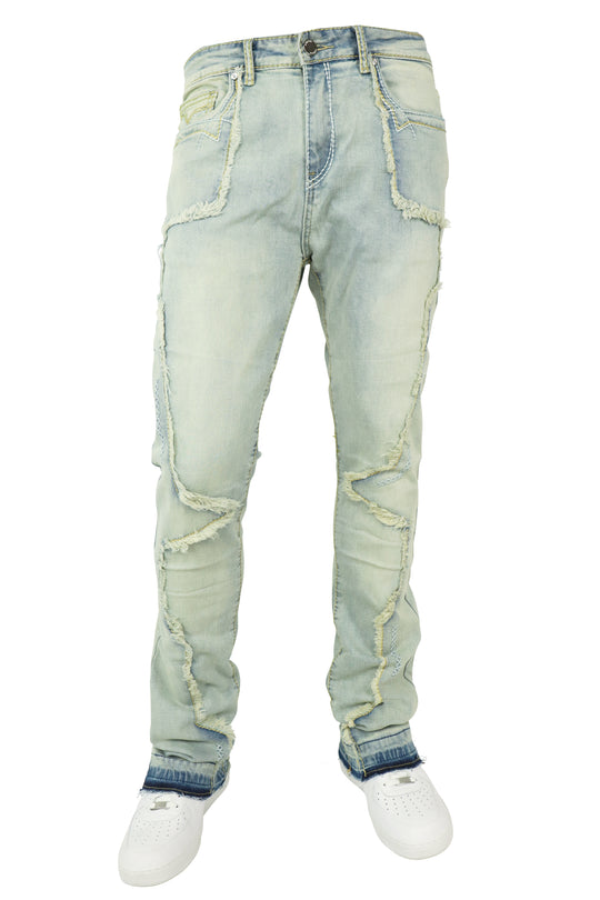 X'D Stitched Stacked Denim (Blue Wash) (M8265D)