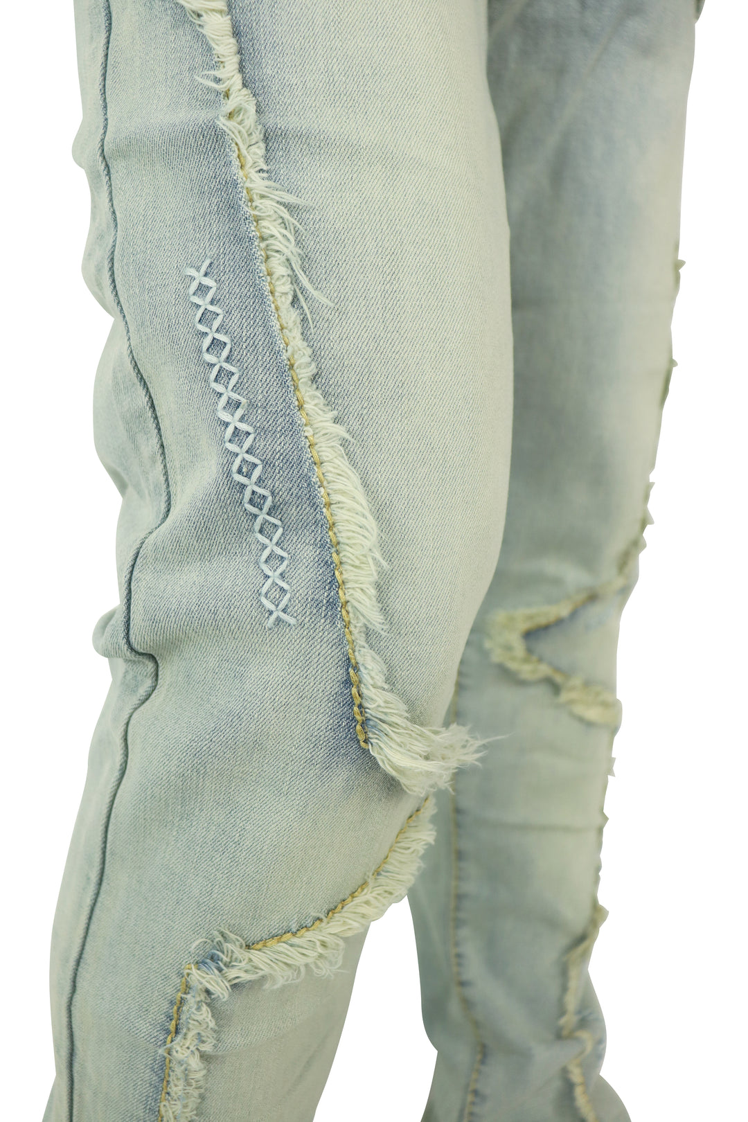 X'D Stitched Stacked Denim (Blue Wash) (M8265D)