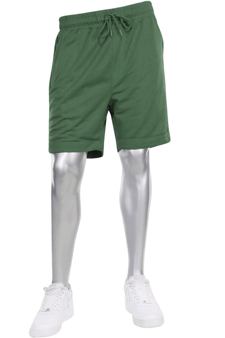 Double Mesh Shorts (Army Green) (100-931) - Zamage