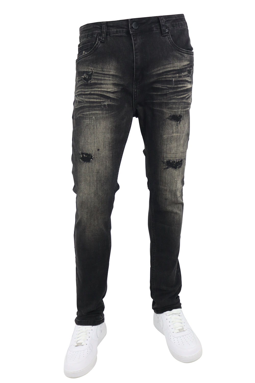 Distressed Denim (Black Wash) (M8344D)