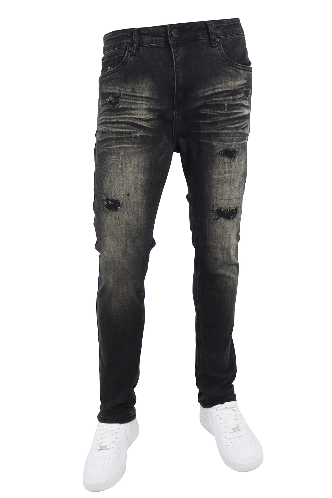 Distressed Denim (Black Wash) (M8344D)