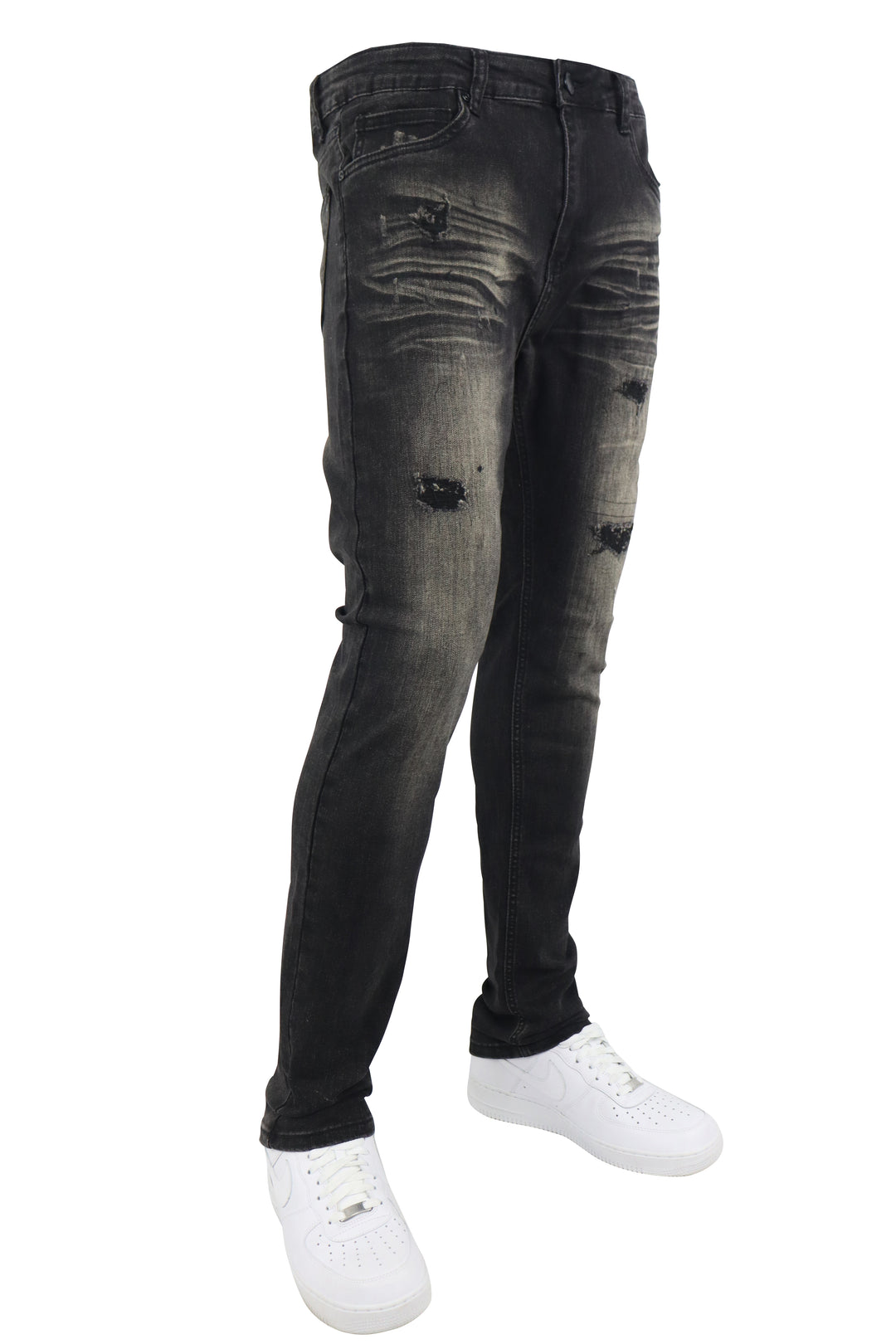 Distressed Denim (Black Wash) (M8344D)