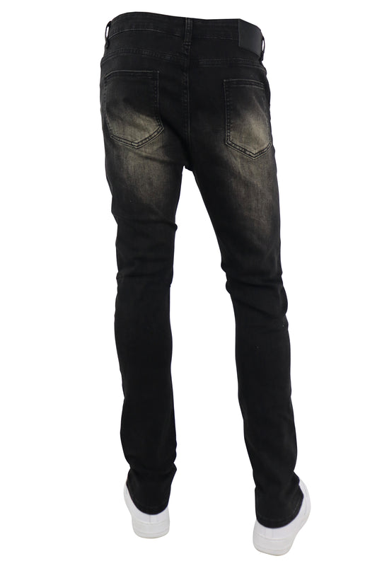 Distressed Denim (Black Wash) (M8344D)