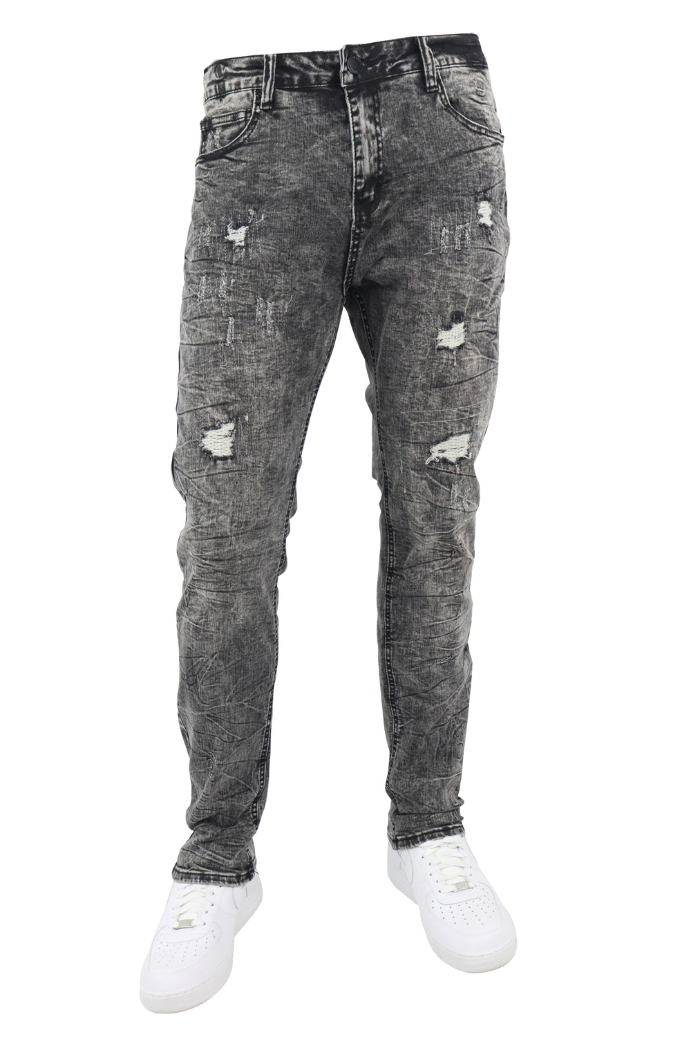 Distressed Denim (Black Acid Wash) (M8344D)