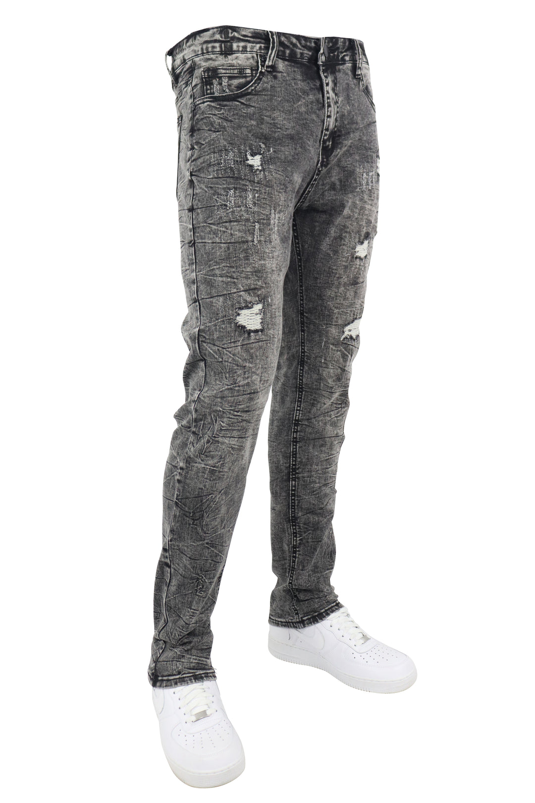 Distressed Denim (Black Acid Wash) (M8344D)