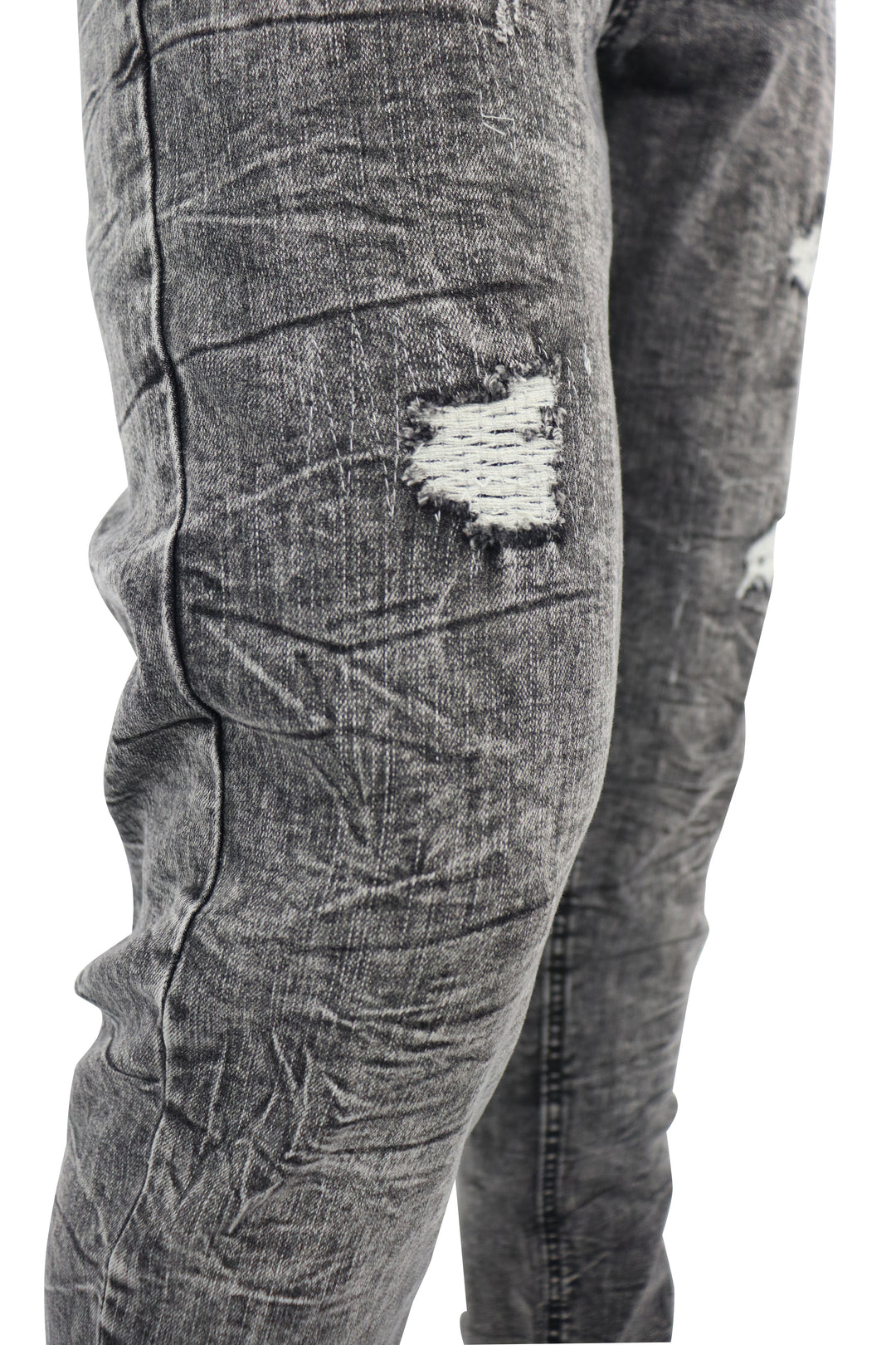 Distressed Denim (Black Acid Wash) (M8344D)