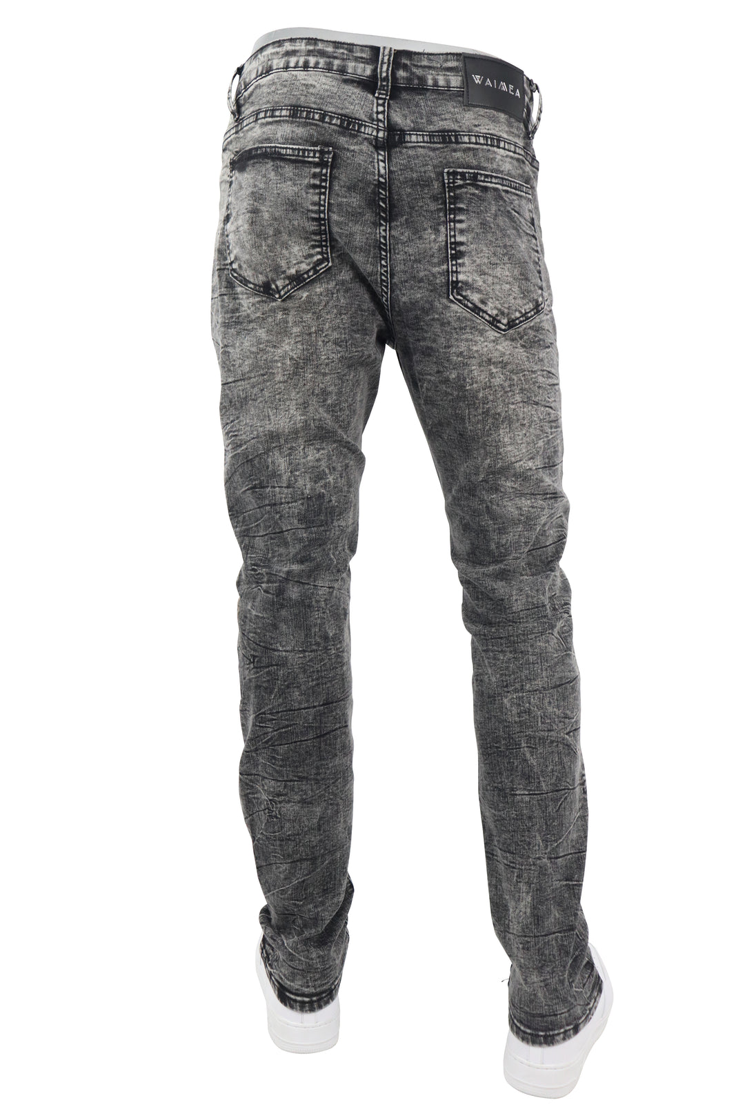 Distressed Denim (Black Acid Wash) (M8344D)