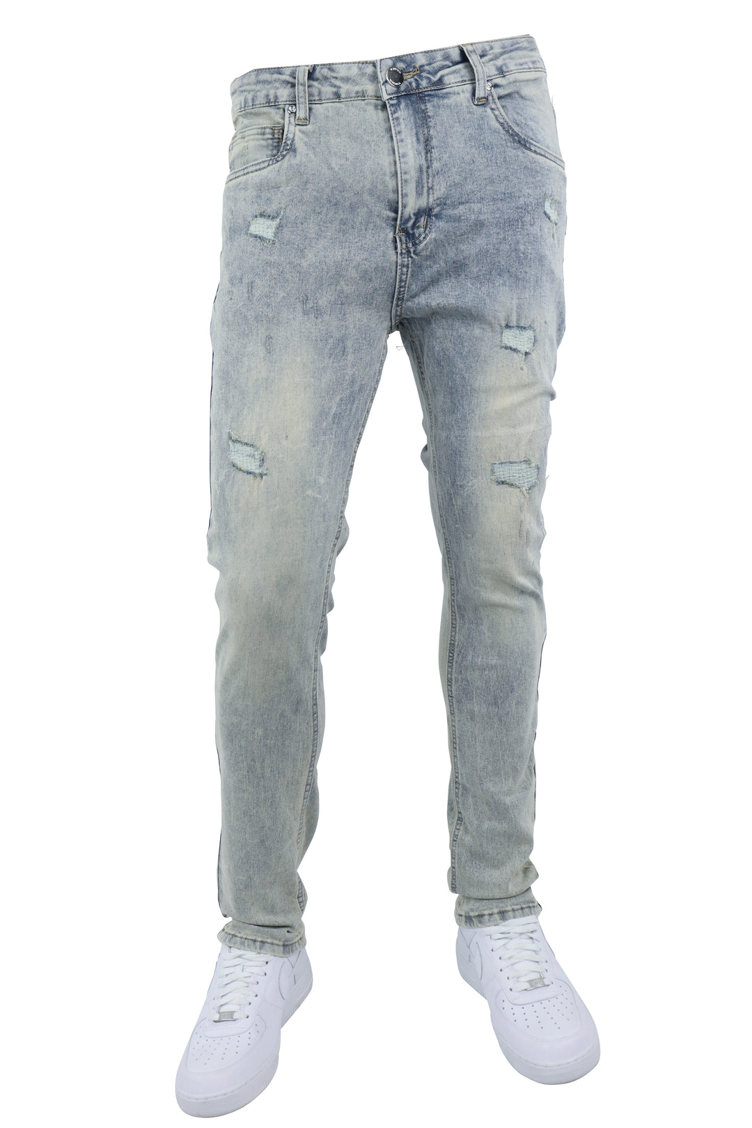 Distressed Denim (Bleach Wash) (M8344D)