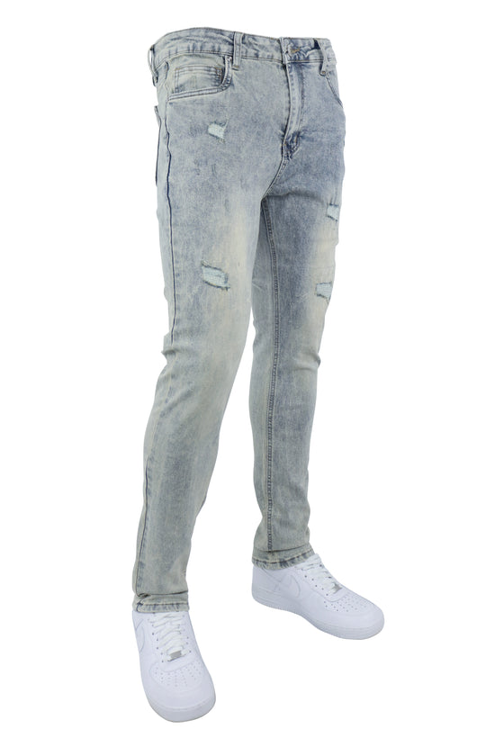 Distressed Denim (Bleach Wash) (M8344D)