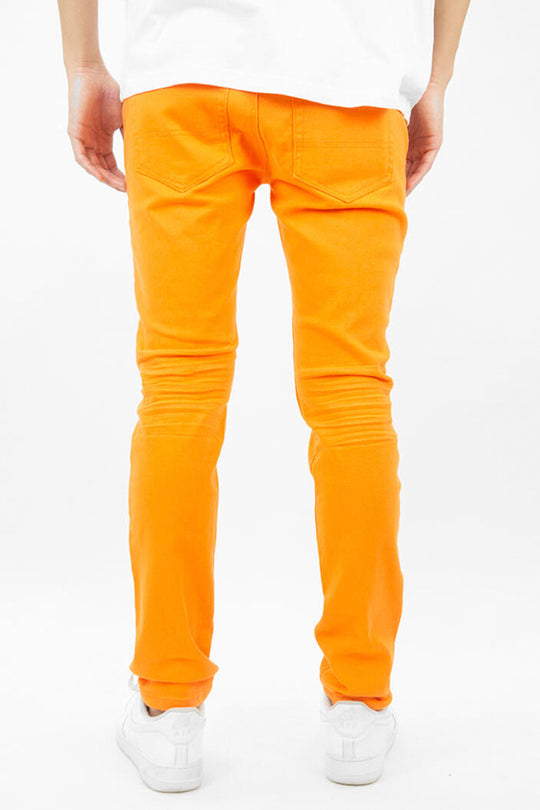 From The Trenches Ripped & Repaired Denim (Orange) (100-620) - Zamage