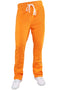 Fleece Stacked Fit Pant (Orange) - Zamage