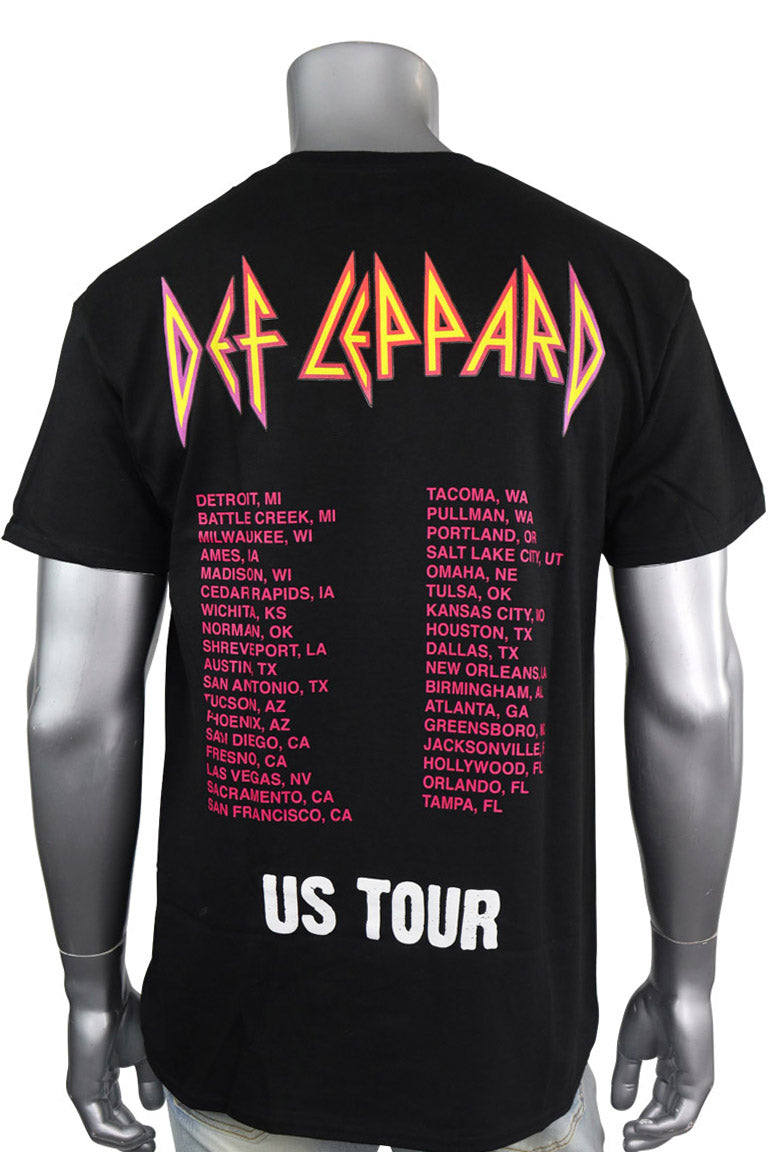 Def Leppard US Tour Tee (Black) - Zamage