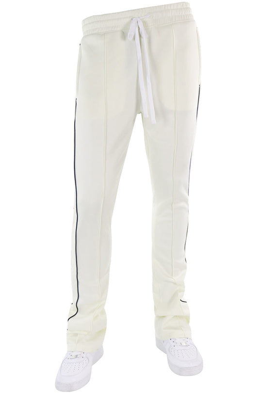 Stacked Track Pant (Cream) - Zamage