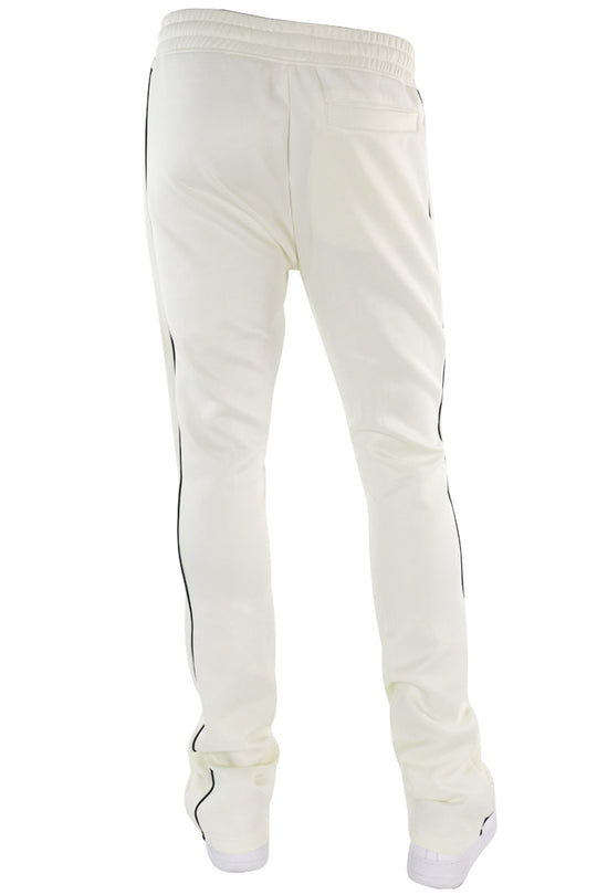 Stacked Track Pant (Cream) - Zamage