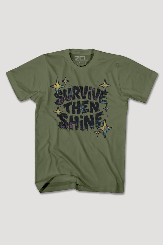 SRUVIVE THEN SHINE TEE