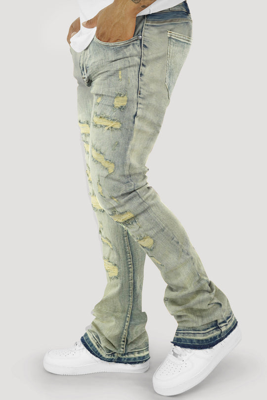 Vortex Stash Pocket Stacked Denim (Vintage Wash)