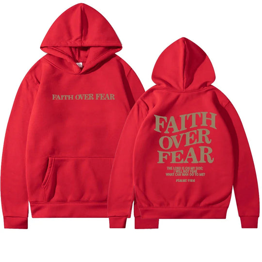 Faith over Fear Christian Hoodie 