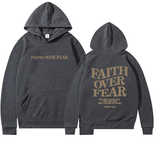 Faith over Fear Christian Hoodie 