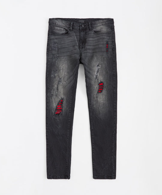 Red Drop Denim (Black Wash) (RCF6DM-588)