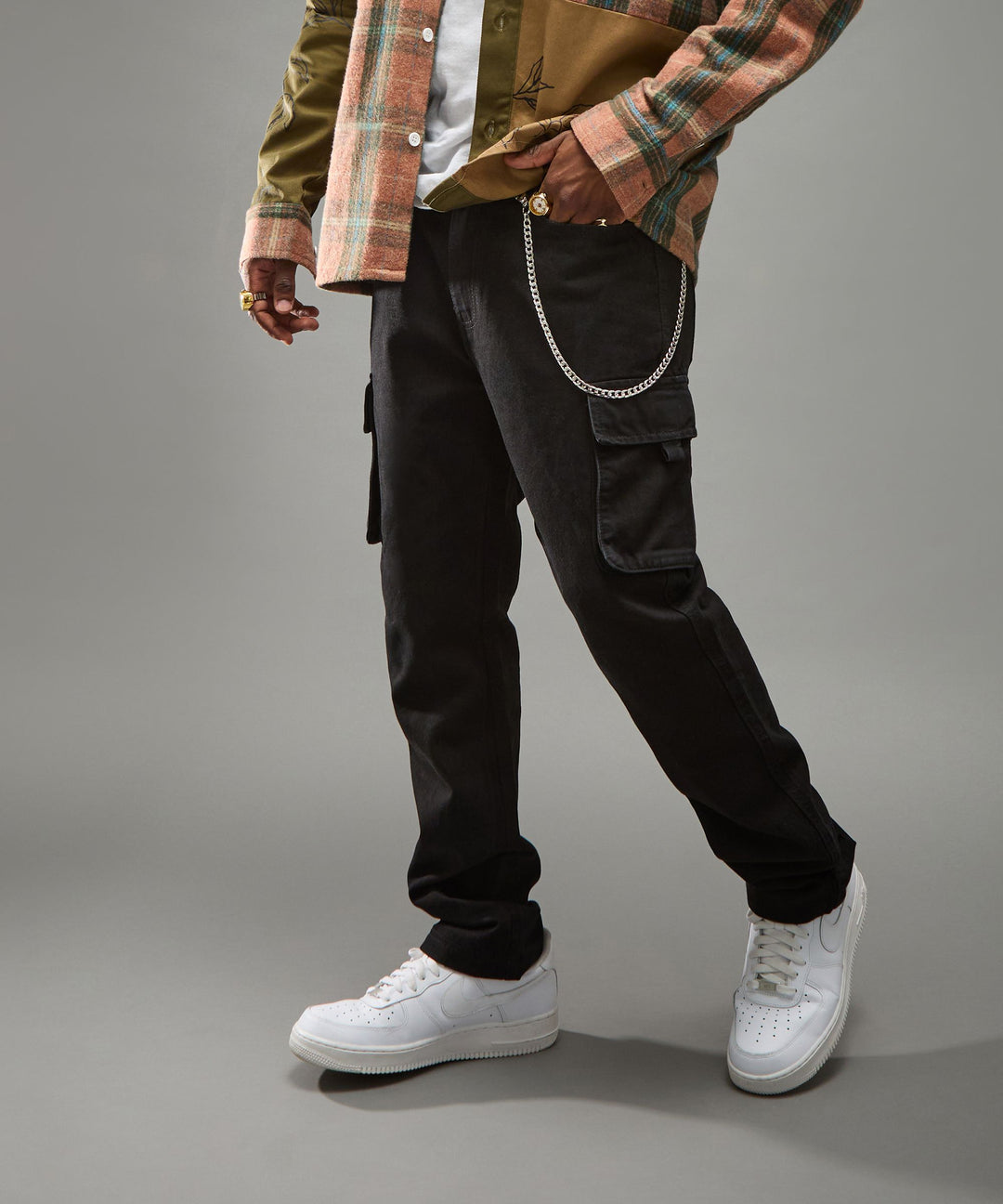 Work Cargo Denim (Jet Black) (RSP-430)