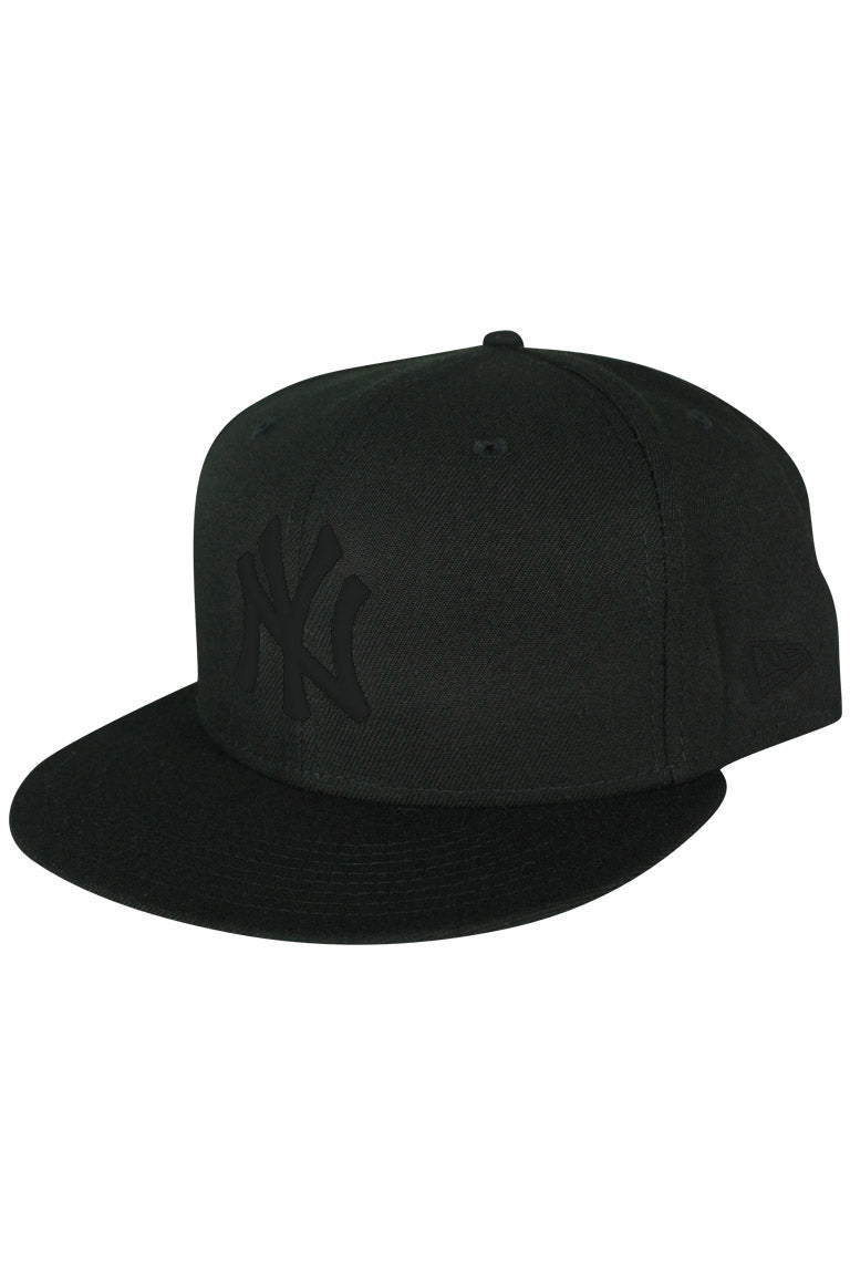 New Era MLB Basic New York Yankees Fitted Hat Black - Zamage