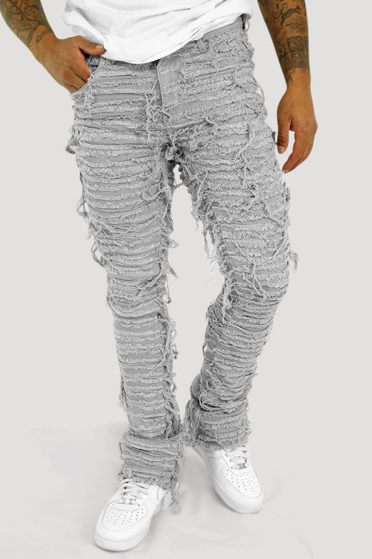 Alley Thread Stacked Denim (Grey Wash)