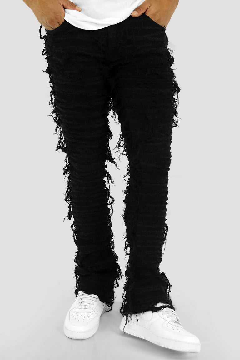 Alley Thread Stacked Denim (Black Wash)