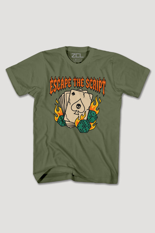 ESCAPE THE SCRIPT TEE