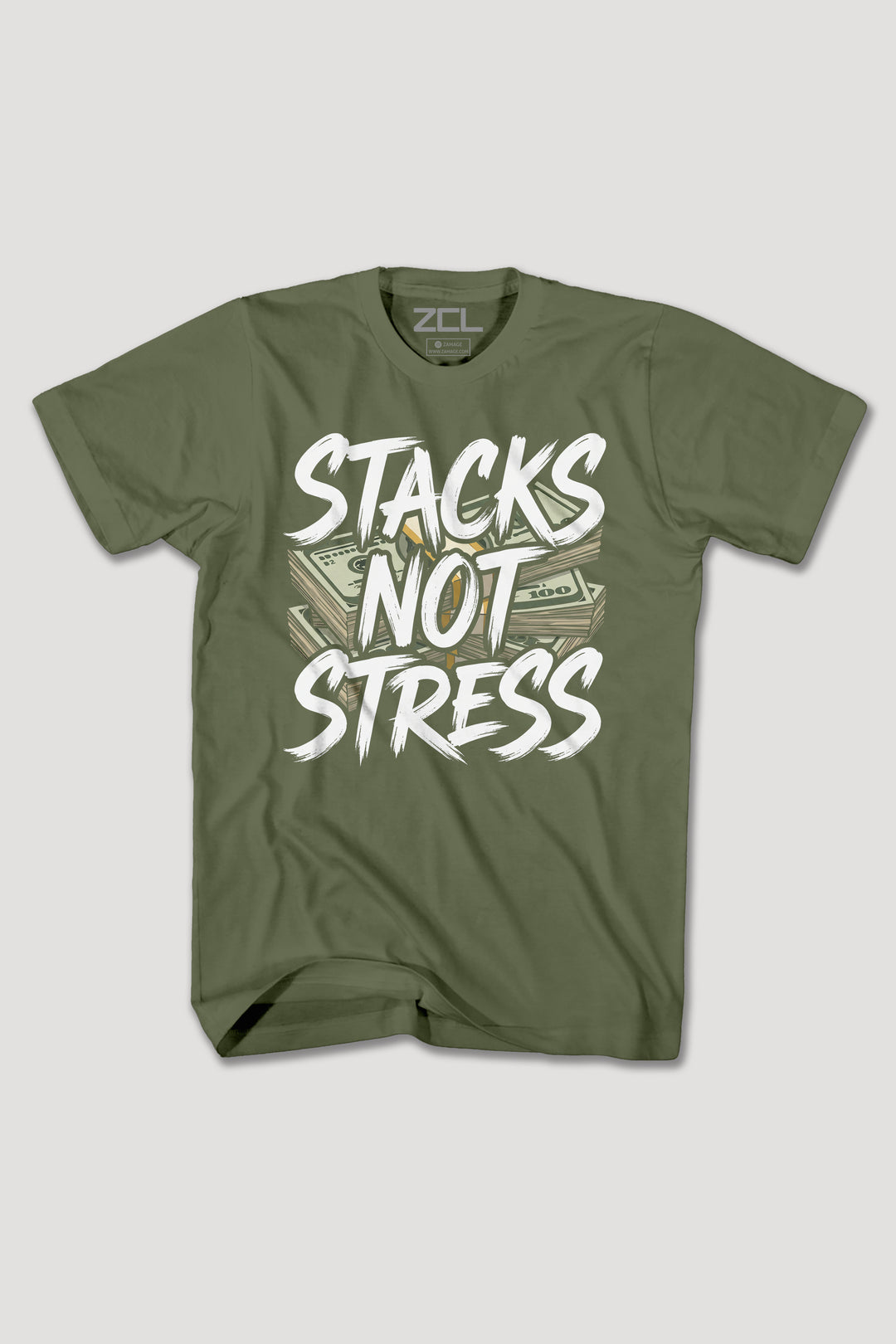 STACKS NOT STRESS TEE