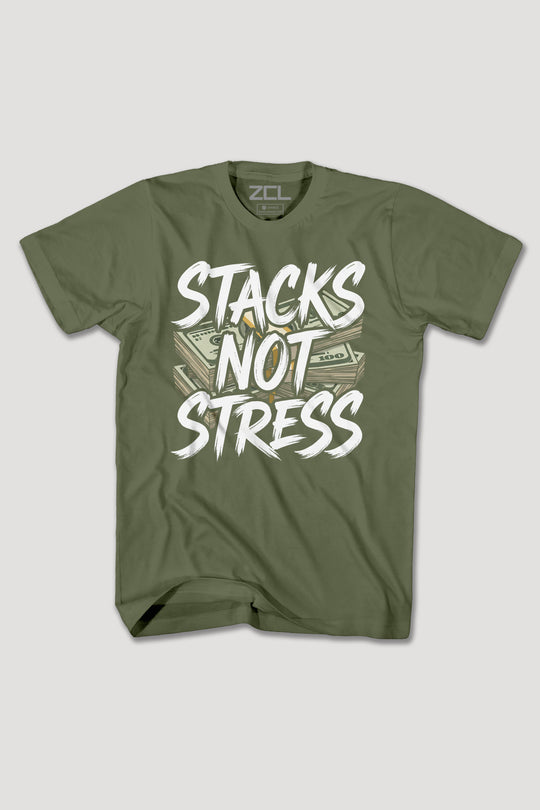 STACKS NOT STRESS TEE