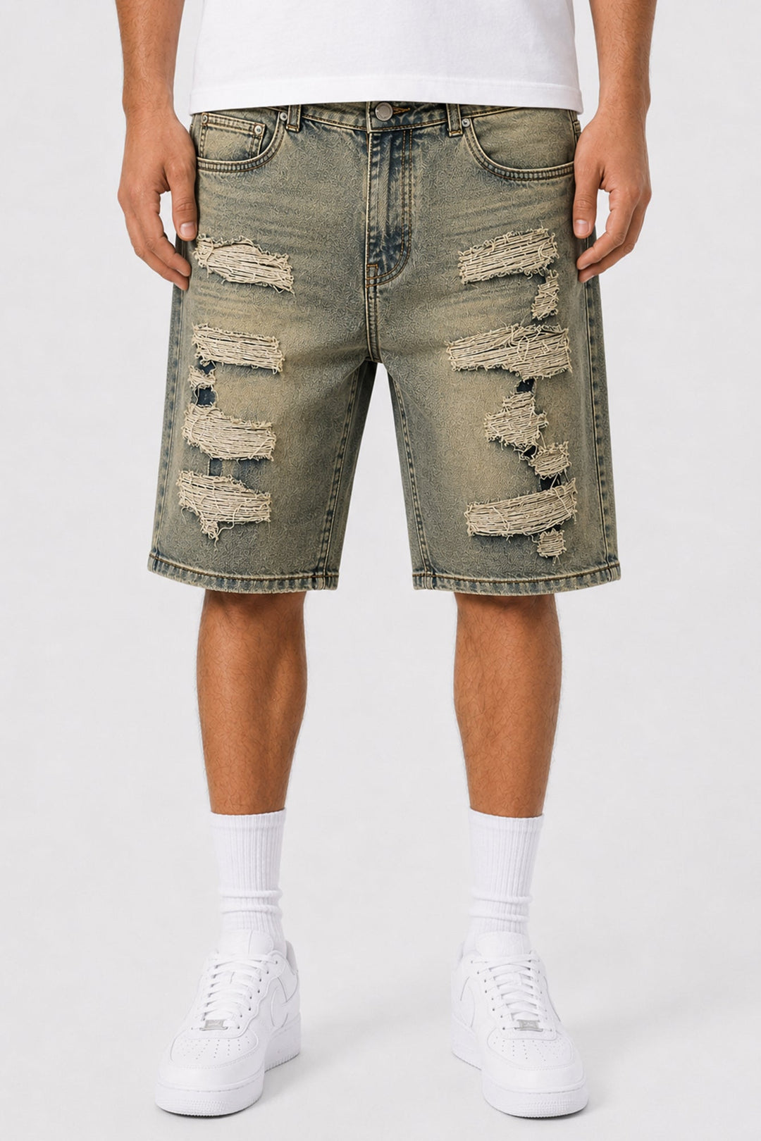 Artisan Tear Shorts (Antique Vintage) (M7616D) - Zamage