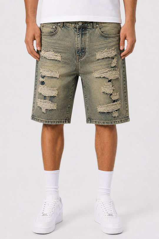 Artisan Tear Shorts (Antique Vintage) (M7616D) - Zamage