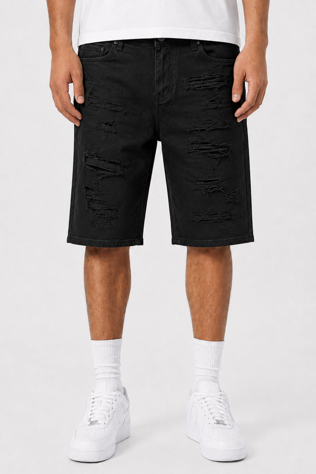 Artisan Tear Shorts (Jet Black) (M7616T) - Zamage