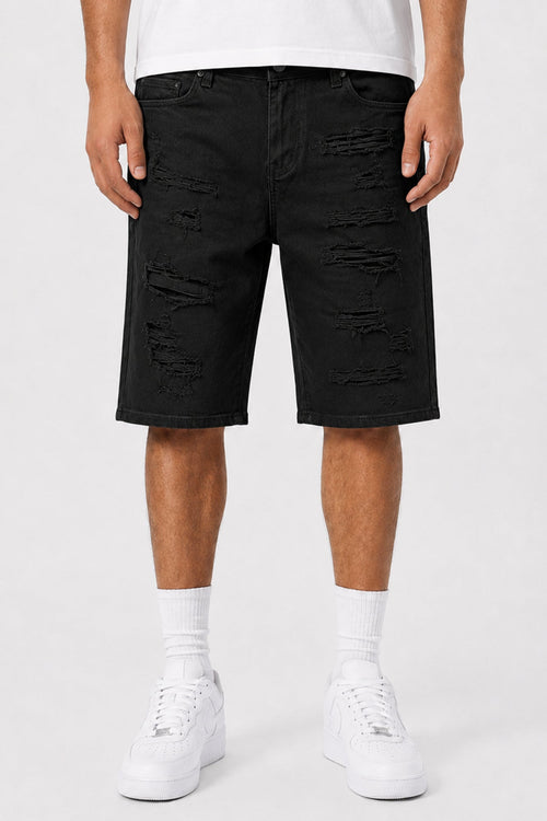 Artisan Tear Shorts (Jet Black) (M7616T) - Zamage